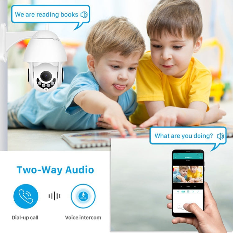 PTZ Control 355 Degree Rotation Infrared WiFi Smart Dome Camera, Two-Way Voice Intercom Monitor, OU-A1IN PTZ Control 355 Degree Rotation Infrared WiFi Smart Dome Camera, Two-Way Voice Intercom Monitor, OU-A1IN